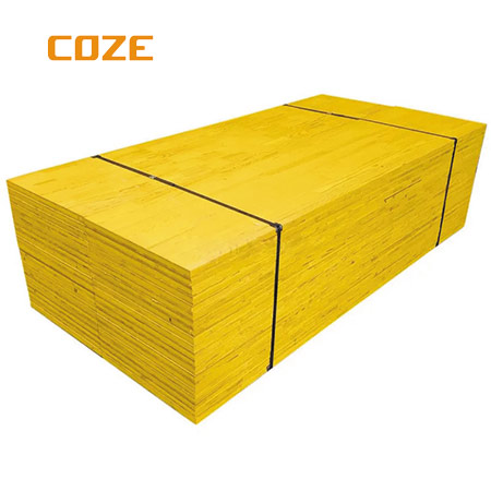 Triply Yellow 3 Layer Pine Panel for Concrete Formwork
