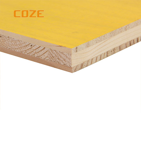 Triply Yellow 3 Layer Pine Panel for Concrete Formwork