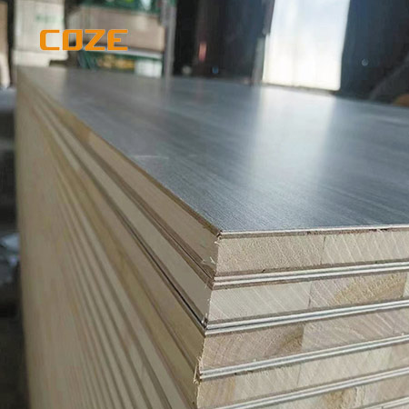 Melamine Film Faced Blockboard for Furniture Cupboard