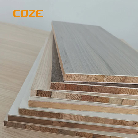 Melamine Film Faced Blockboard for Furniture Cupboard