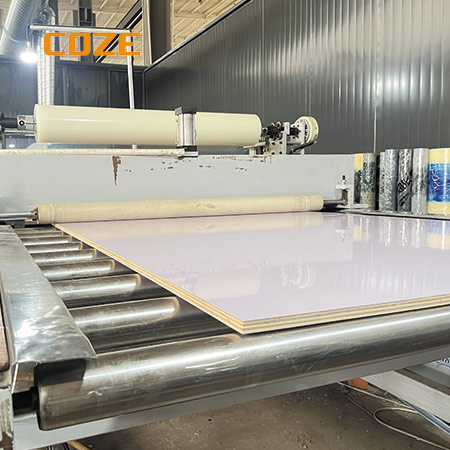 Glossy UV Coating Melamine Film Faced Plywood