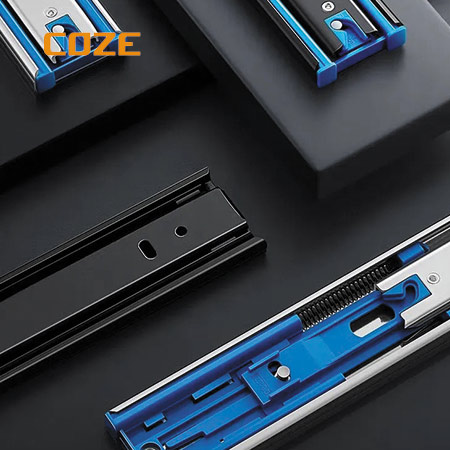 Silent Damping Bouncer Slideway for Drawer